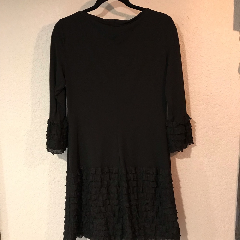 Donna Morgan Black ruffle Women’s Dress